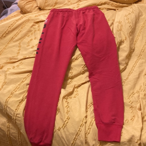 Pink joggers in coral size xs. - Picture 2 of 3